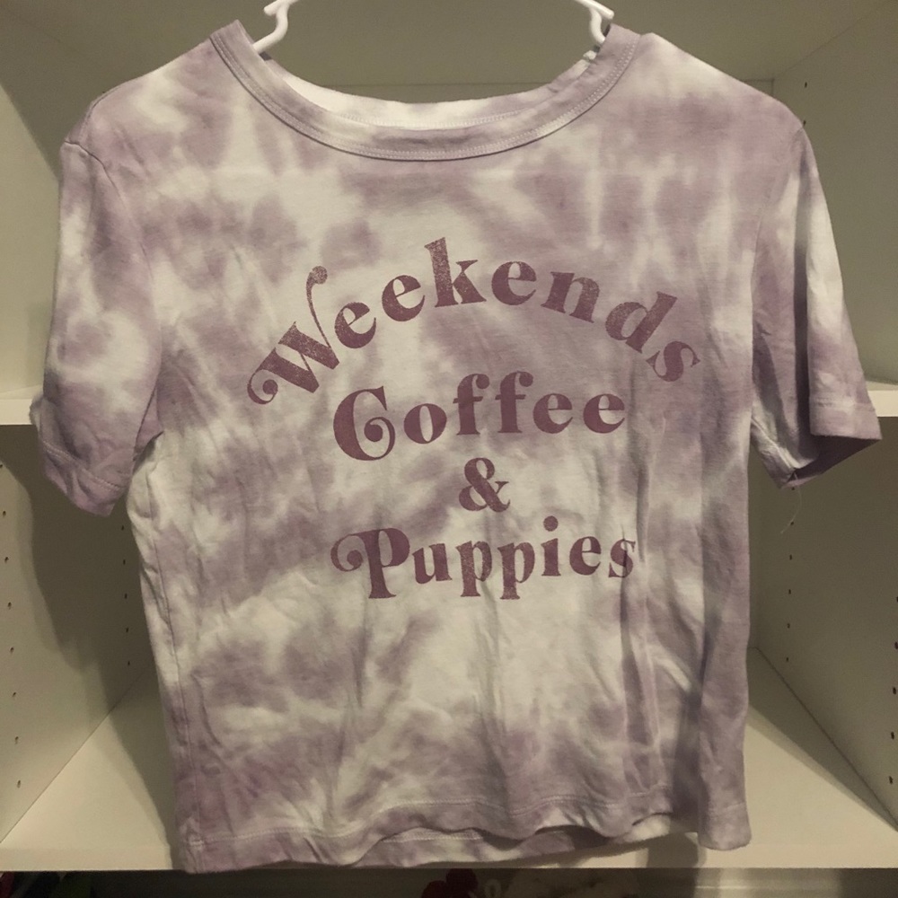 Cropped quote tee
